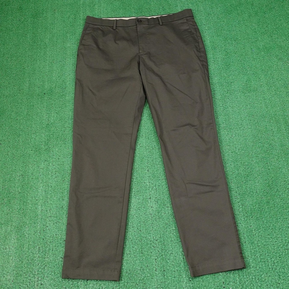 Banana Republic Slim Fit Chino Pants Mens 35x32 Green Stretch Casual Business